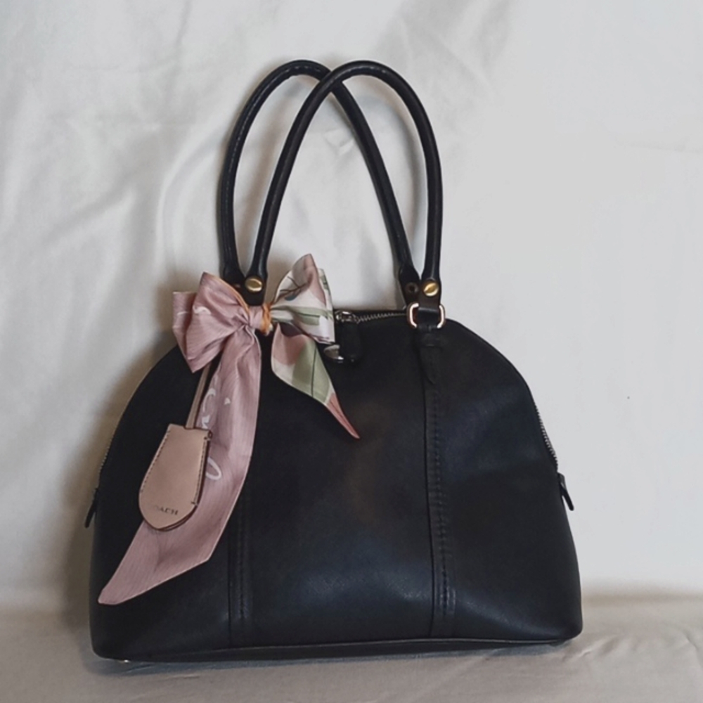 Coach Peyton Cora Dome Satchel Bag